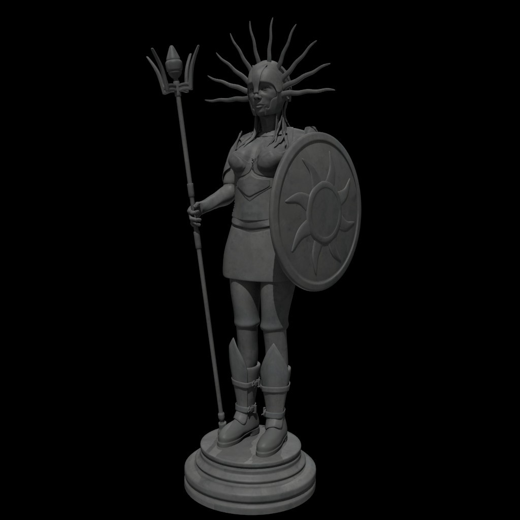 Sun Goddess Statue preview image 1